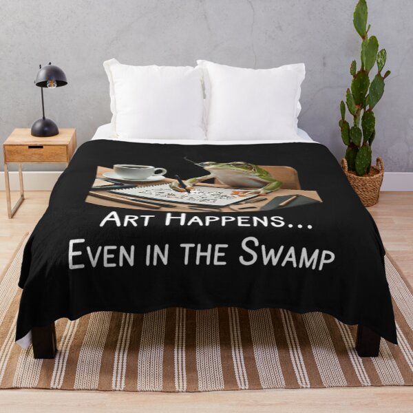 Item preview, Funny Frog Artist T-Shirt - Draw Your World Toadally Creative Graphic - Intellectual Tree Frog Illustrator with Coffee - Cute Amphibian Painter Art Gift designed and sold by ZyxDes.