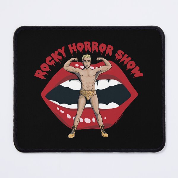Item preview, Rocky Horror Show Rocky Curved Logo Mouth designed and sold by All-And-Every.