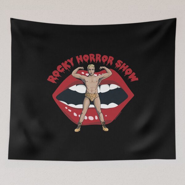 Item preview,  Rocky Horror Show Rocky Curved Logo Mouth designed and sold by All-And-Every.