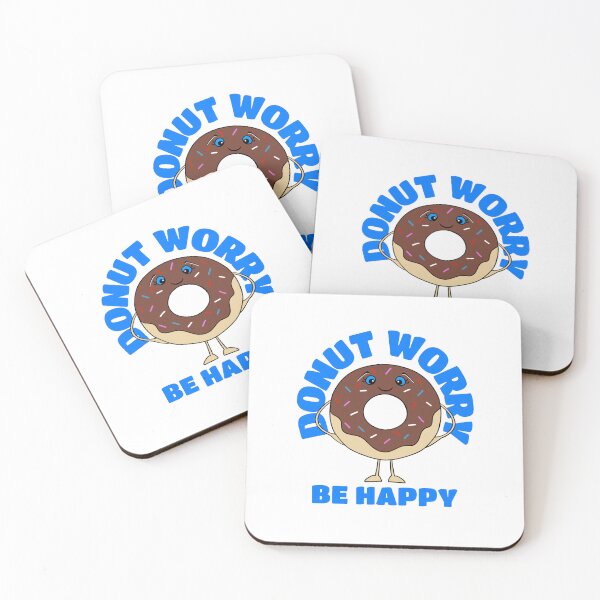 Item preview, Donut Worry Be Happy designed and sold by Sartoris Art.