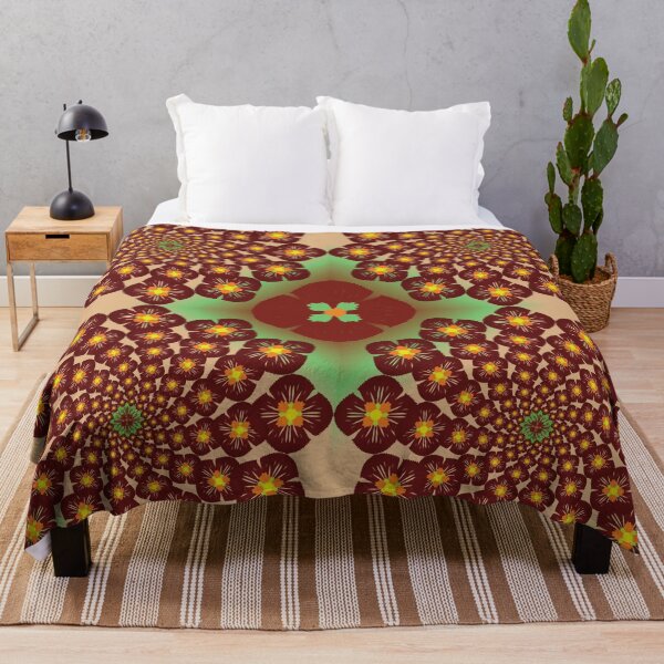 Item preview, Soft Earth Floral Mandala designed and sold by OIL Pattern Design .