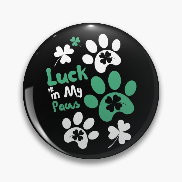 Item preview, Luck in My Paws - Artwork for Pet and Clover Lovers designed and sold by NaturEdeN.