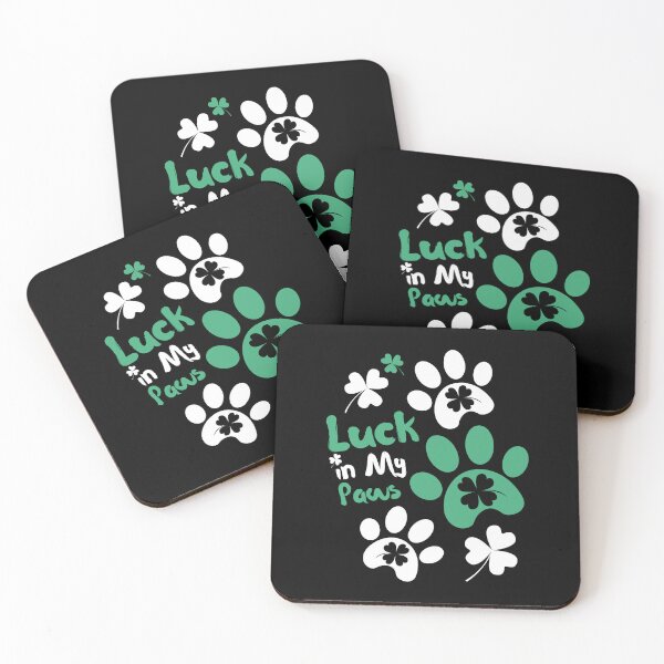 Item preview, Luck in My Paws - Artwork for Pet and Clover Lovers designed and sold by NaturEdeN.