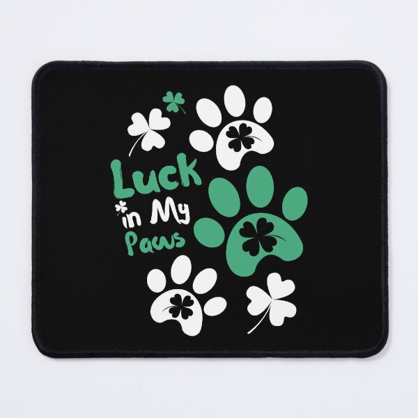 Item preview, Luck in My Paws - Artwork for Pet and Clover Lovers designed and sold by NaturEdeN.