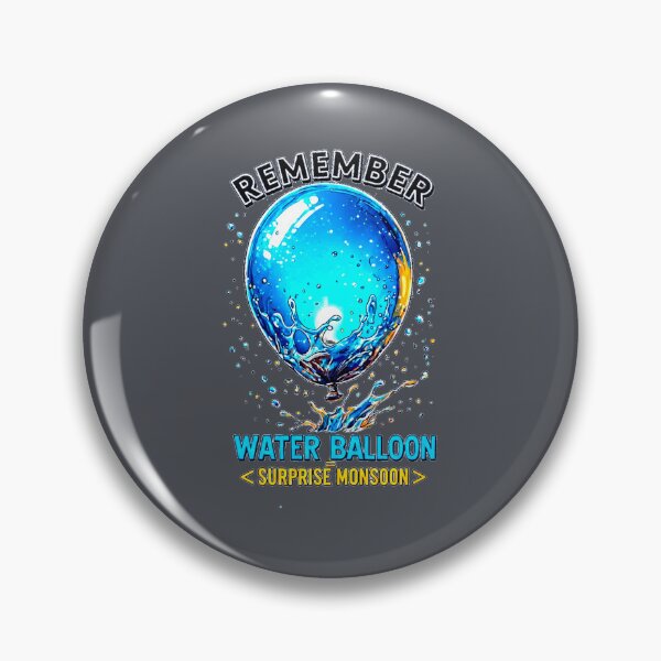 Item preview, REMEMBER THE GAME No. 2 - Water Balloon = surprise monsoon designed and sold by Shift-Bloom.