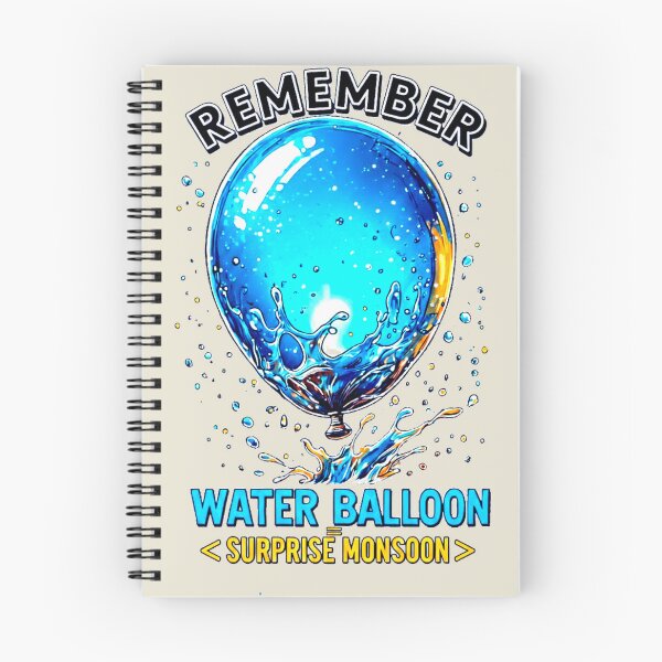Item preview, REMEMBER THE GAME No. 2 - Water Balloon = surprise monsoon designed and sold by Shift-Bloom.