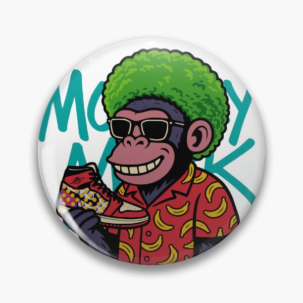 Item preview, MONKEY MARK – Sneaker Ape Mosaic Style AFLO designed and sold by DixTartare.
