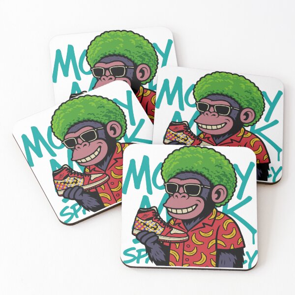 Item preview, MONKEY MARK – Sneaker Ape Mosaic Style AFLO designed and sold by DixTartare.