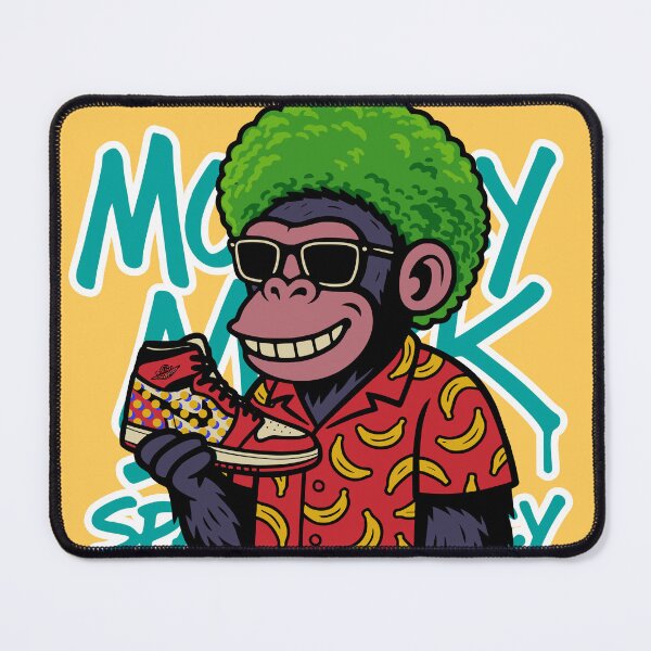 Item preview, MONKEY MARK – Sneaker Ape Mosaic Style AFLO designed and sold by DixTartare.