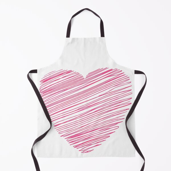 Item preview, Pink Scribble Heart Saint Valentine's Day - Minimalist Sketchy Love Doodle Art Print designed and sold by DesignArtist.ia.