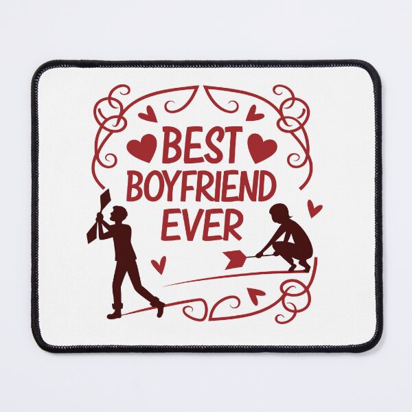 Item preview, Best Boyfriend Ever – Valentine’s Day Shirt designed and sold by Pawcrafted.