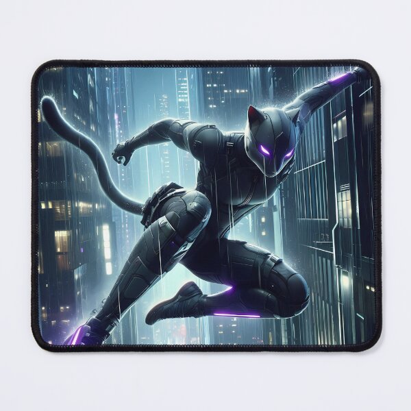 Item preview, Ninja Cat Parkour Shadow Striker designed and sold by CyberPawArt.