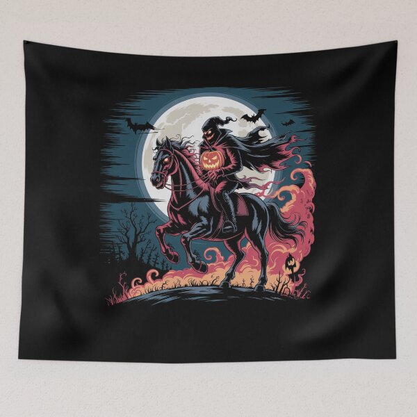 Item preview, Headless Horseman Halloween Night Ride designed and sold by flagylART.
