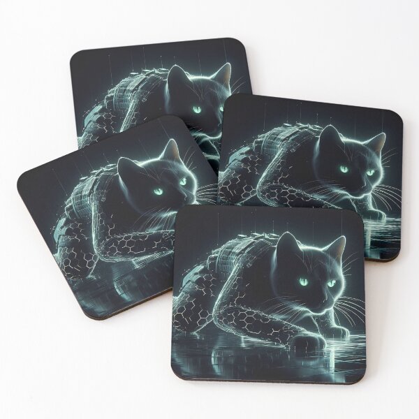 Item preview, Phantom Paw Invisible Stealth Cat designed and sold by CyberPawArt.