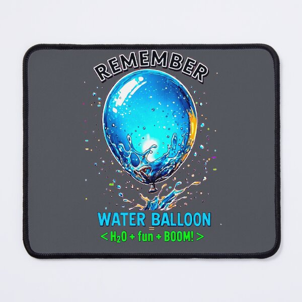 Item preview, REMEMBER THE GAME No. 2 - Water Balloon = H2O+fun+Boom designed and sold by Shift-Bloom.