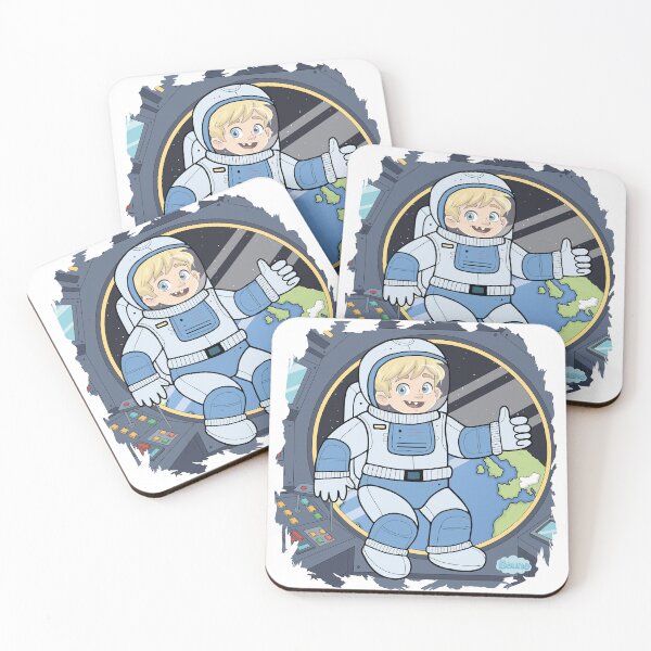 Item preview, Bouno’s Space Mission - Little Astronaut Piloting a Spaceship designed and sold by BounoWorld.