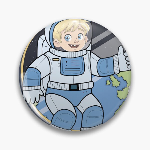 Item preview, Bouno’s Space Mission - Little Astronaut Piloting a Spaceship designed and sold by BounoWorld.