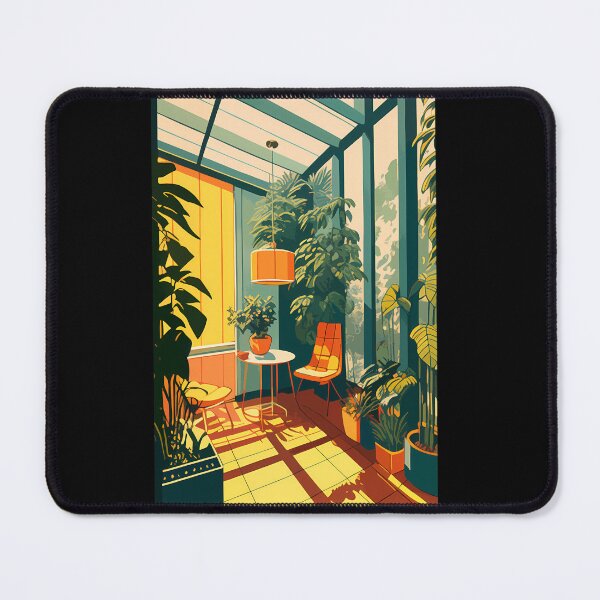 Item preview, Vintage Sunroom With Plants designed and sold by Stamatia-Kor.