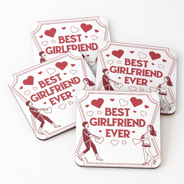 Item preview, Best Girlfriend Ever – Valentine’s Day designed and sold by Pawcrafted.