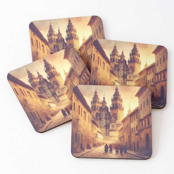 Item preview, Golden Streets in a Medieval City designed and sold by Sybille-Yates.