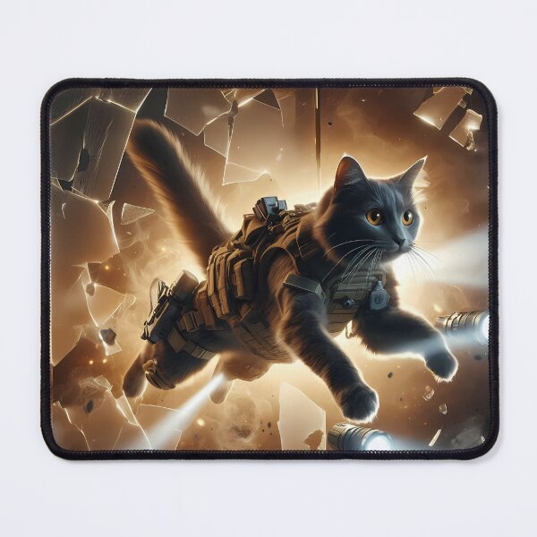 Item preview, Flash Point Breach Explosive Cat designed and sold by CyberPawArt.