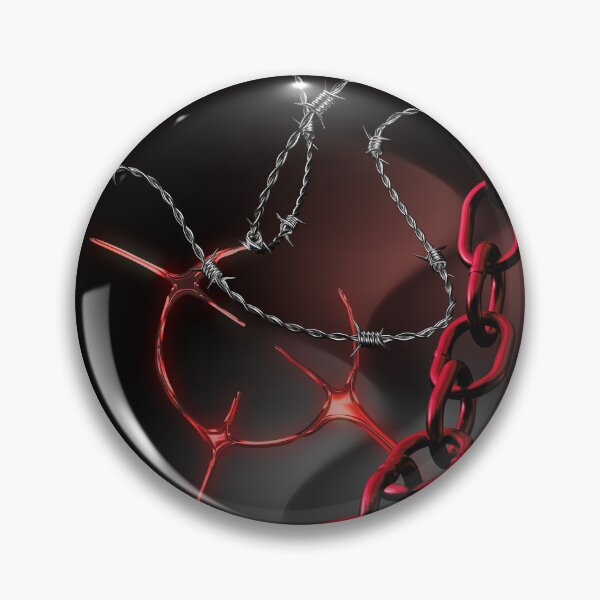 Item preview, Red Chain and Barbed Wire – Dark Rebellion designed and sold by IsaBellCreative.