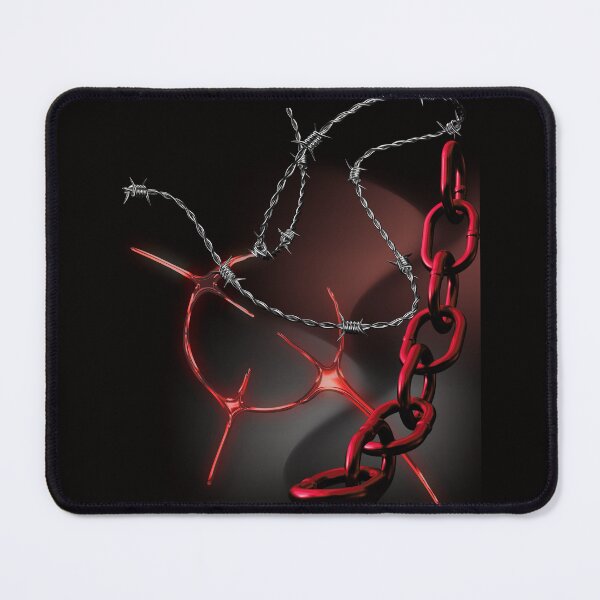 Item preview, Red Chain and Barbed Wire – Dark Rebellion designed and sold by IsaBellCreative.