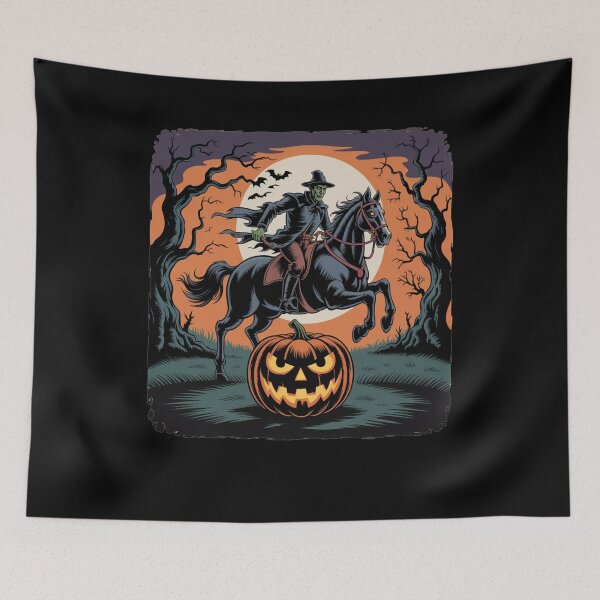 Item preview, Headless Horseman Halloween Night Ride designed and sold by flagylART.
