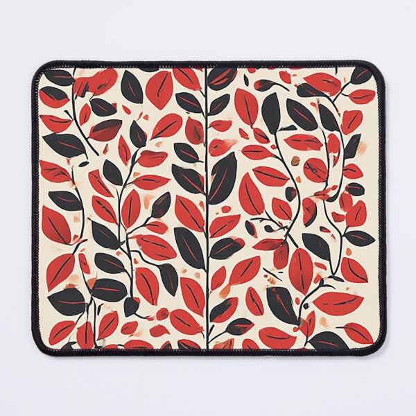 Item preview, Symmetrical Red & Black Vines designed and sold by bloompatterns.