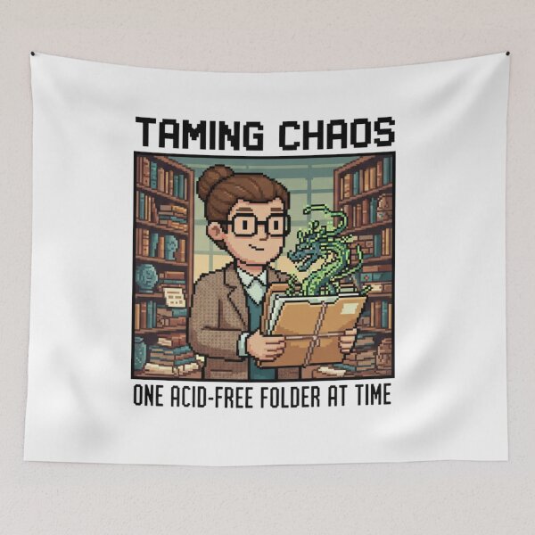 Item preview, Taming Chaos One Acid-Free Folder At A Time designed and sold by BlissHalo.