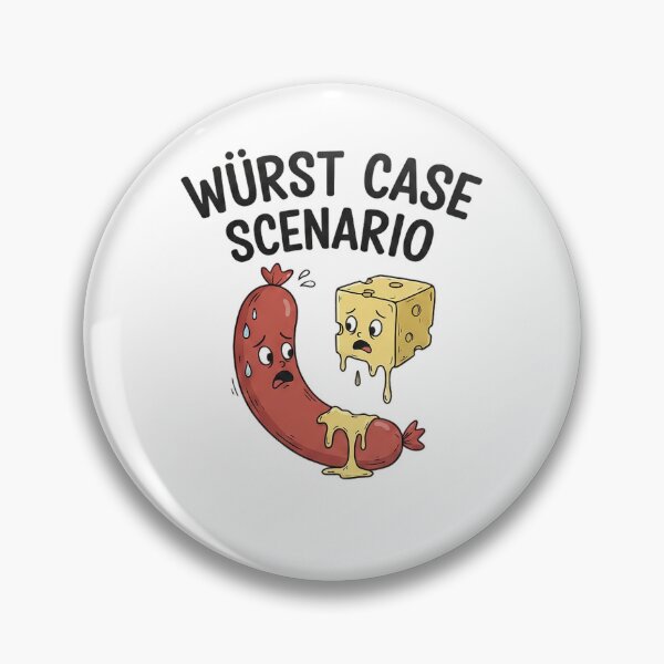 Item preview, Wurst Käse Scenario (Funny German Food Pun) designed and sold by rockyRG.
