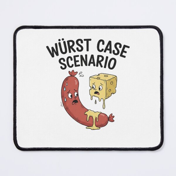 Item preview, Wurst Käse Scenario (Funny German Food Pun) designed and sold by rockyRG.