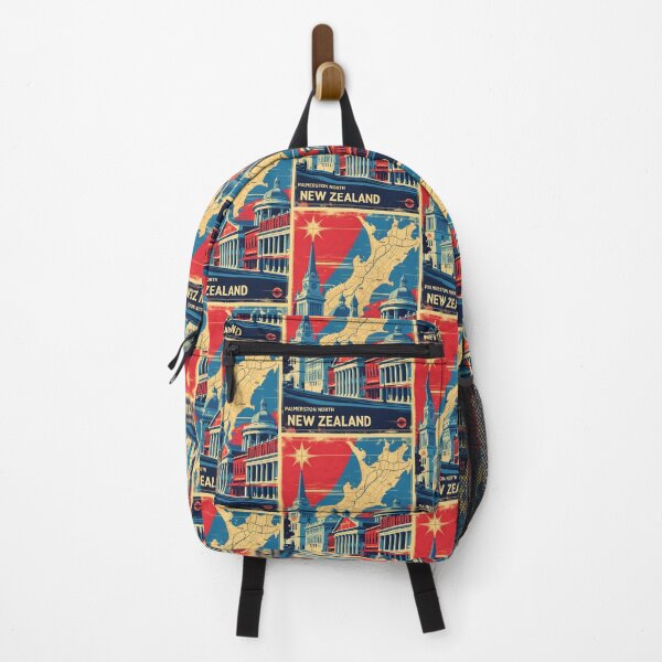 Item preview, Palmerston North New Zealand Retro Vintage Travel Design designed and sold by TravelersGems.