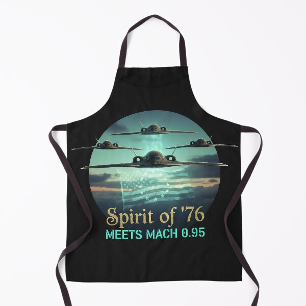 Item preview, Spirit of ’76 Meets Mach 0.95 — Patriotic Stealth Aviation Art designed and sold by Orbit&Ink.