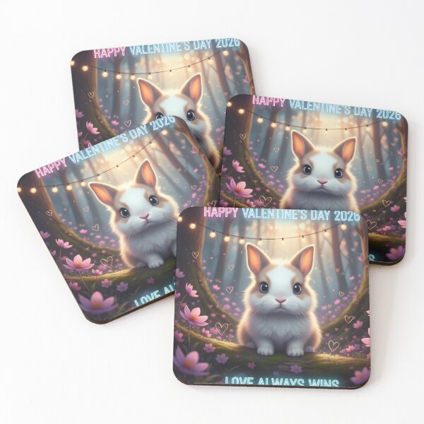 Item preview, Cute Bunny Valentine 2026 - Love Always Wins Cinematic Rabbit designed and sold by HAYKA PRIME SHOP MARKET PLACE.