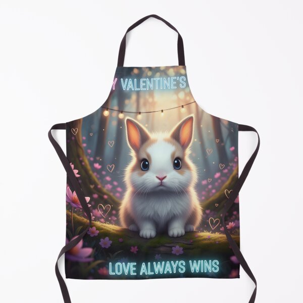 Item preview, Cute Bunny Valentine 2026 - Love Always Wins Cinematic Rabbit designed and sold by HAYKA PRIME SHOP MARKET PLACE.