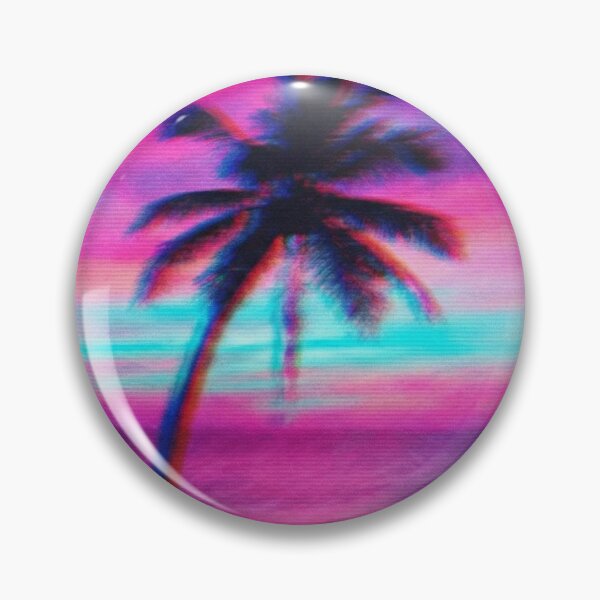 Item preview, Lonely Digital Palm 80s Retro Glitch designed and sold by powersunlight.