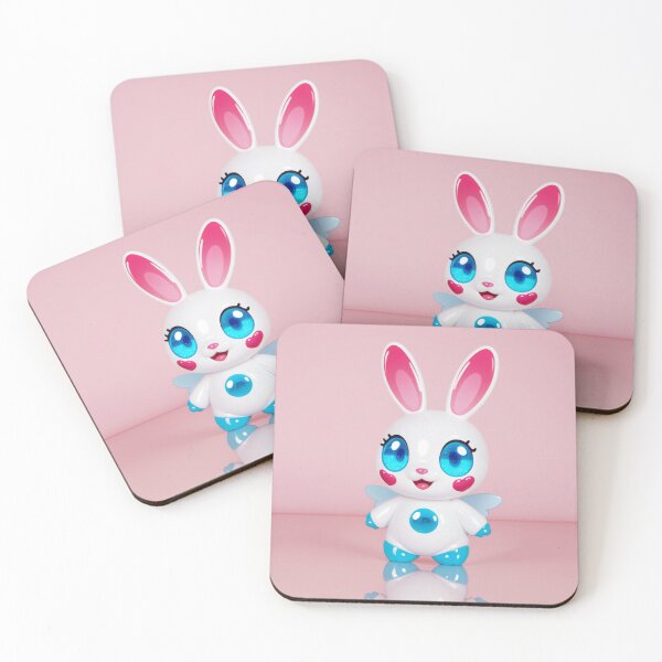 Item preview, Mini Robo Bunny Buddy – Cute Tech Mascot Toy designed and sold by VelraSceneory.