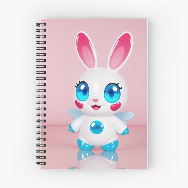 Item preview, Mini Robo Bunny Buddy – Cute Tech Mascot Toy designed and sold by VelraSceneory.