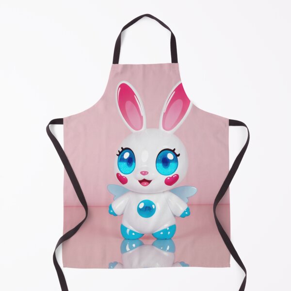 Item preview, Mini Robo Bunny Buddy – Cute Tech Mascot Toy designed and sold by VelraSceneory.