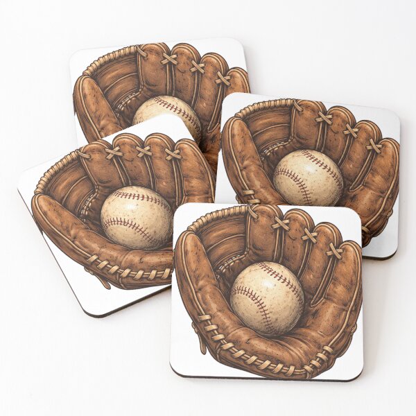 Item preview, Vintage Baseball Glove – Classic Leather Ball Sports Art T-Shirt designed and sold by RMTrendy.