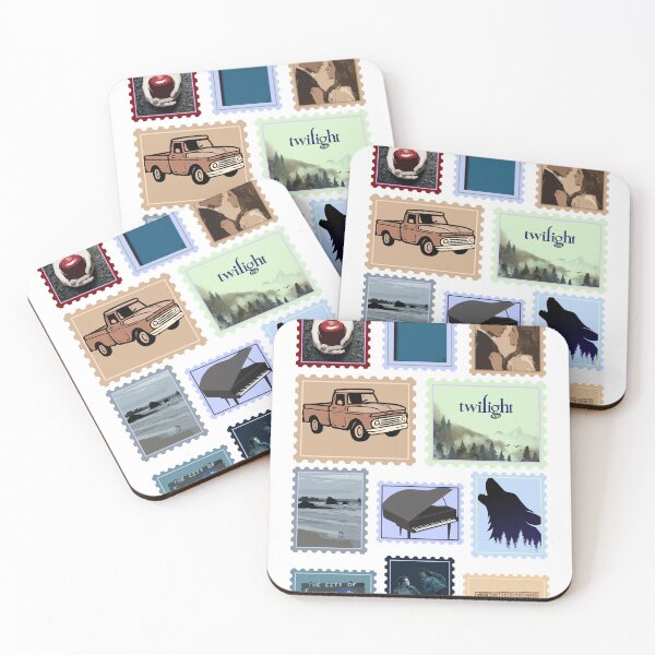 Item preview, Twilight Stamp Collage Design Art designed and sold by inallusha.