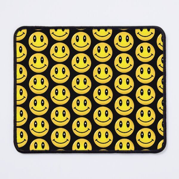 Item preview, Trippy yellow smiley psychedelic retro art designed and sold by criptart.