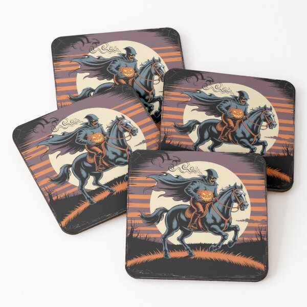 Item preview, Headless Horseman Pumpkin Halloween Ride designed and sold by flagylART.