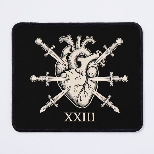 Item preview, Julius Caesar 23 Wounds Ides of March Anatomical Heart designed and sold by Vintage Shapes.