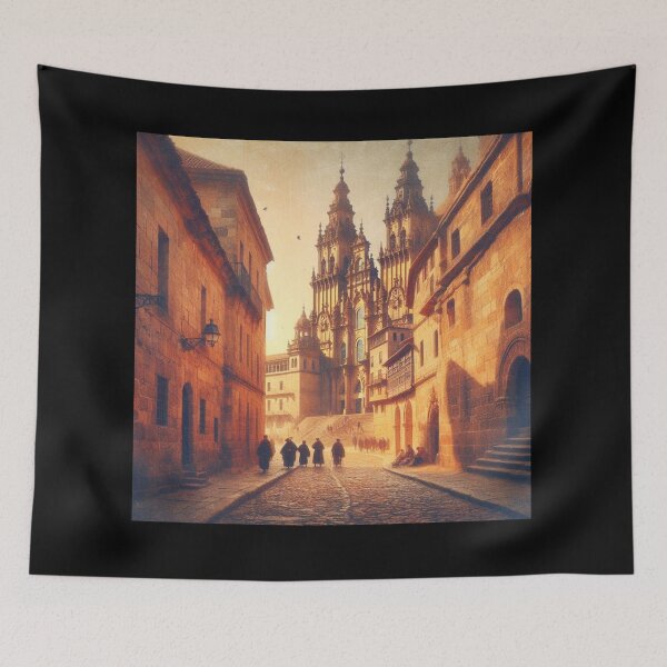Item preview, Quiet Golden Streets in a Medieval City designed and sold by Sybille-Yates.