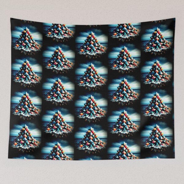Item preview, Geometric Pyramid – Surreal Beach Structure designed and sold by Dogandesighn.