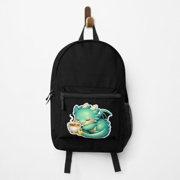 Item preview, Cute Sleeping Green Dragon With Tea designed and sold by jeankerrindzq.