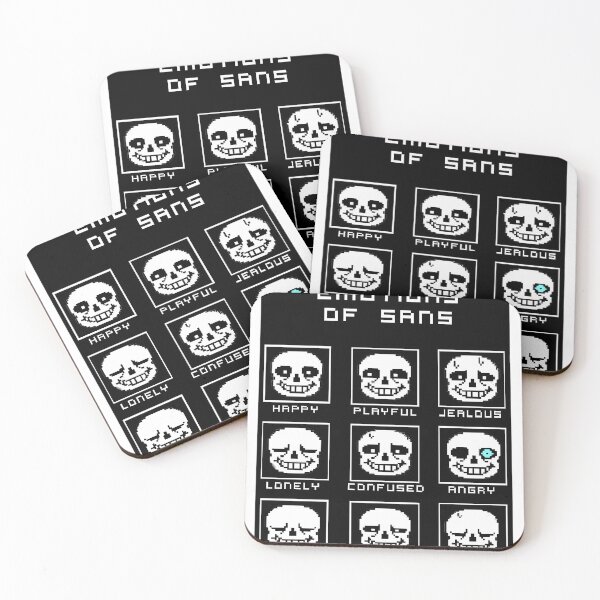 Item preview, The Many Emotions Of Sans - Undertale designed and sold by Vimanchi.