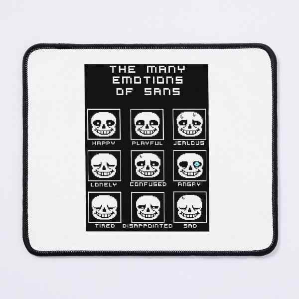 Item preview, The Many Emotions Of Sans - Undertale designed and sold by Vimanchi.